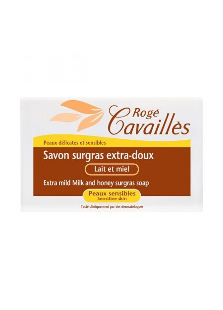 ROGÉ CAVAILLES Savon surgras extra-doux Lait et Miel 150g