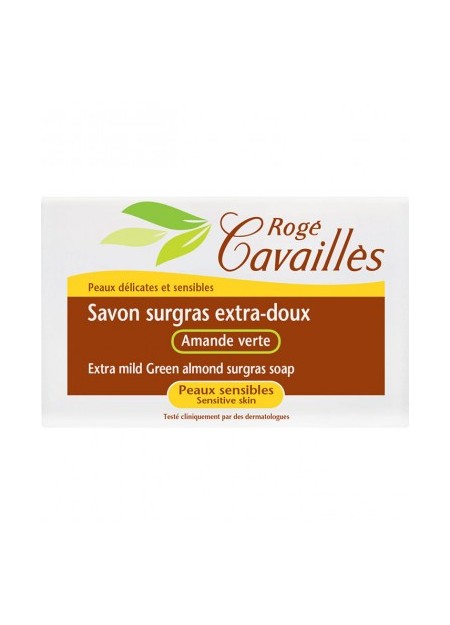ROGÉ CAVAILLES Savon surgras extra-doux Amande Verte 150g