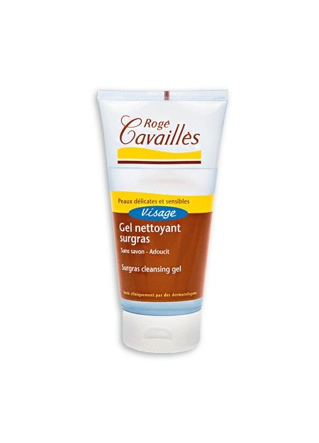 ROGÉ CAVAILLES VISAGE, Gel Nettoyant Surgras - Tube 150 ml