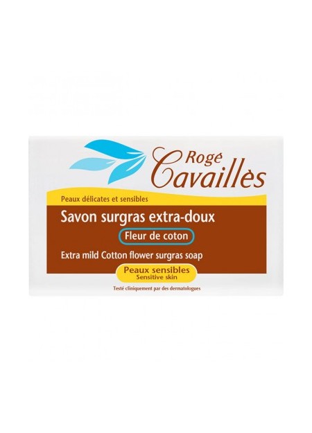 ROGÉ CAVAILLES Savon surgras extra-doux Fleur de Coton 150g