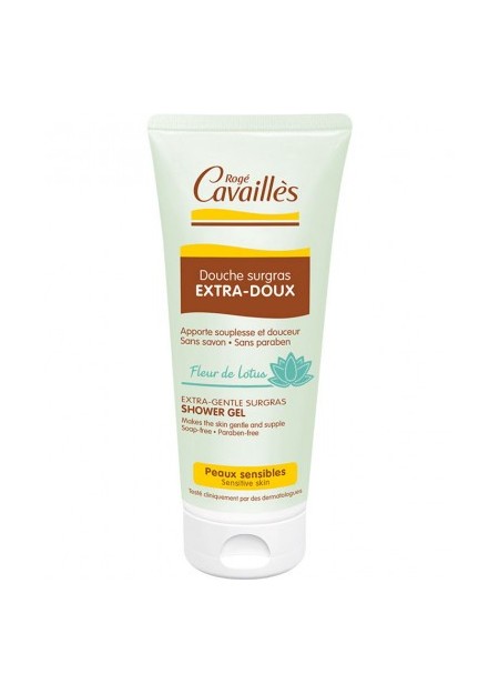 ROGÉ CAVAILLES EXTRA DOUX Gel Douche Lotus. Tube 200 ml