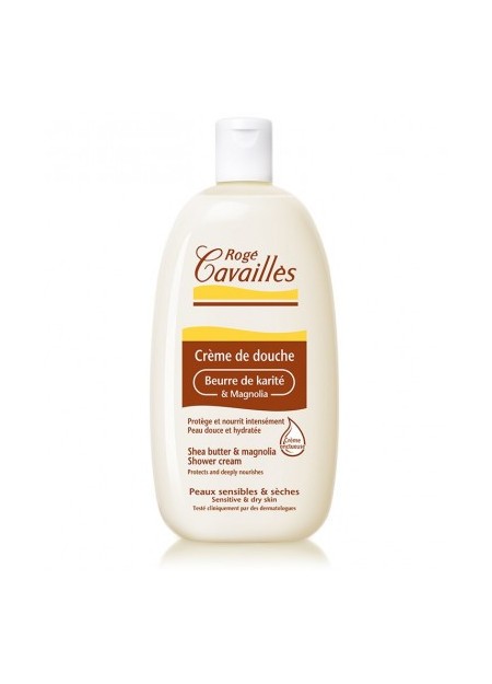 ROGÉ CAVAILLES DOUCHE SOIN, Creme de Douche Beurre de Karite et Magnolia - 500 ml