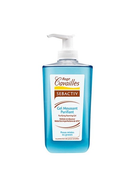 ROGÉ CAVAILLES SEBACTIV, Gel Moussant Purifiant - Fl-Pompe 300 ml