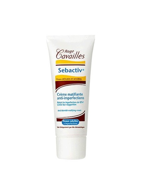 ROGÉ CAVAILLES SEBACTIV, Crème Matifiante Anti-Imperfections - Tube 40 ml