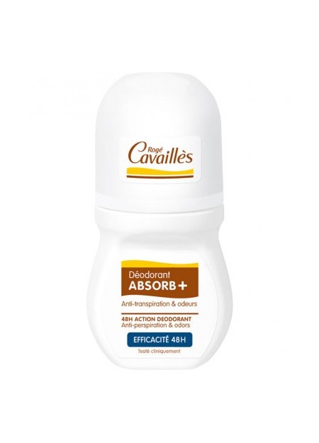 ROGÉ CAVAILLES DEODORANTS, Deo Aborb + Roll On Efficacite 48H - 50 ml