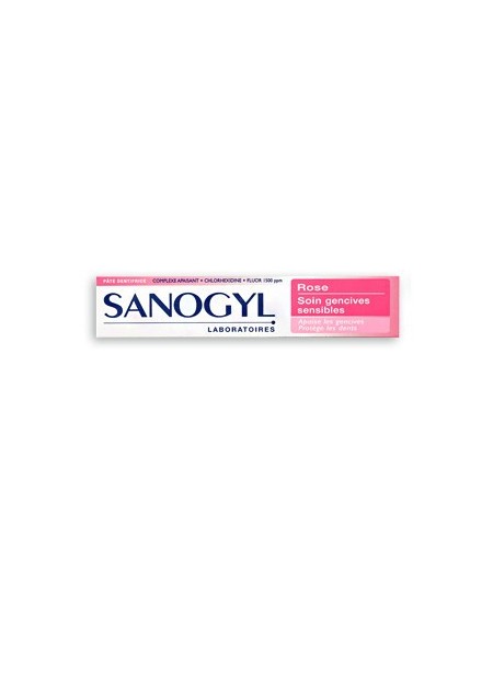 SANOGYL Rose 1500Ppm - Soin Gencives Sensibles - 75 ml