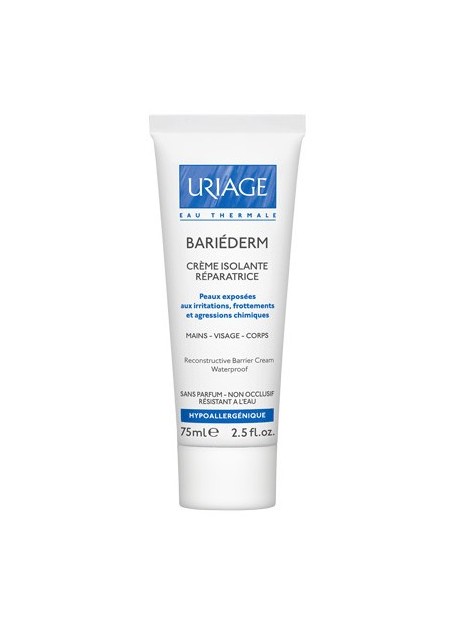 URIAGE BARIEDERM Crème Isolante Réparatrice. Tube 75ml
