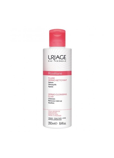 URIAGE ROSÉLIANE, Fluide Dermo-Nettoyant - 250 ml