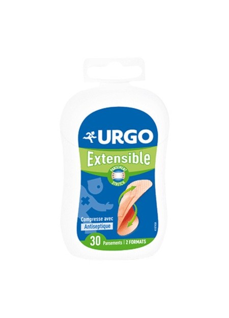 URGO Extensible Pansements Assortis. Boîte 30