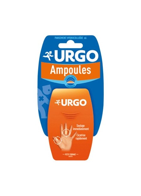 URGO Traitement ampoules doigt et orteil seconde peau. Bt 6 pansements