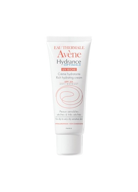 AVENE HYDRANCE OPTIMALE, Crème hydratante UV riche SPF20 - 40 ml