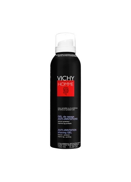VICHY HOMME, Gel de rasage Peaux sensibles - 150 ml