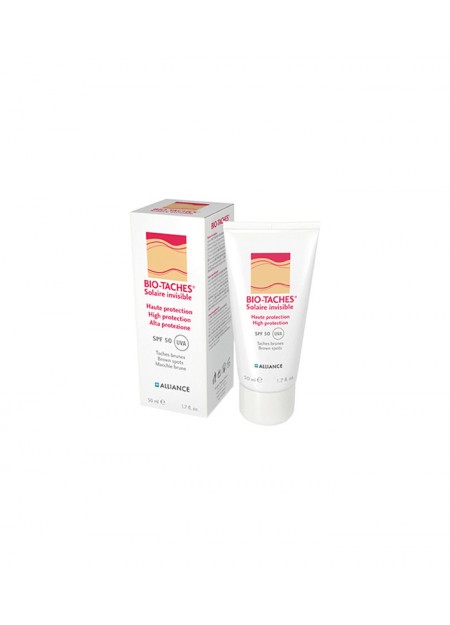 BIO-TACHES Solaire Invisible Haute Protection SPF50. Tube 50ml