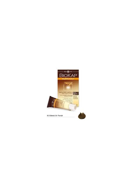 BIOKAP NUTRICOLOR TEINTURE POUR CHEVEUX BLOND OR FONCÉ 6.3