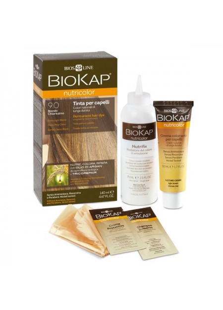 BIOKAP NUTRICOLOR TEINTURE POUR CHEVEUX BLOND TRÈS CLAIR 9.0