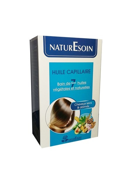 NATURESOIN HUILE CAPILLAIRE BAIN DE 7 HUILES CHEVEUX SECS & ABIMÉS 125ML