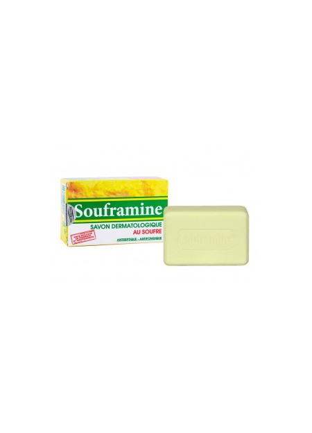 NATURESOIN SOUFRAMINE SAVON DERMATOLOGIQUE AU SOUFRE 90G