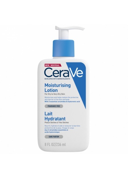 CERAVE LAIT HYDRATANT PEAUX SÈCHES A TRÈS SÈCHES 236ML
