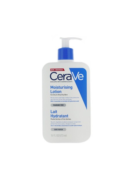 CERAVE LAIT HYDRATANT PEAUX SÈCHES A TRÈS SÈCHES 473ML