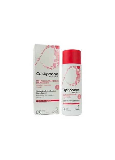 CYSTIPHANE BIORGA  SHAMPOOING ANTI-PELLICULAIRE NORMALISANT S 200 ML