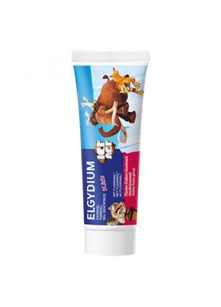 ELGYDIUM KIDS Gel dentifrice Protection Caries arôme Fraise Givrée 2-6 ans - 50 ml