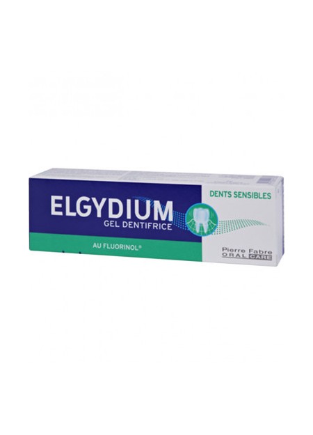 ELGYDIUM Dents Sensibles Gel Dentifrice au Fluorinol - 75 m
