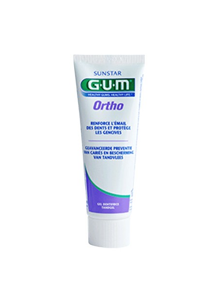 GUM ORTHO Dentifrice - 75 ml