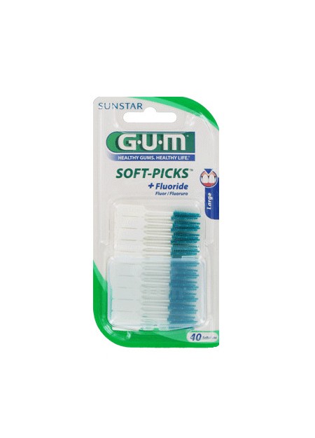 GUM Brossette SOFT PICKS large 634. Boîte 40