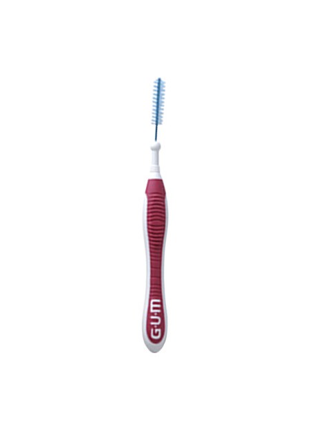 GUM TRAV-LER Manche + 4 Brossettes Cylindriques Fines 1612