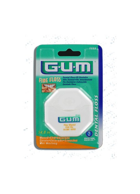 GUM DENTAL FLOSS Fil Dentaire Ciré 1555