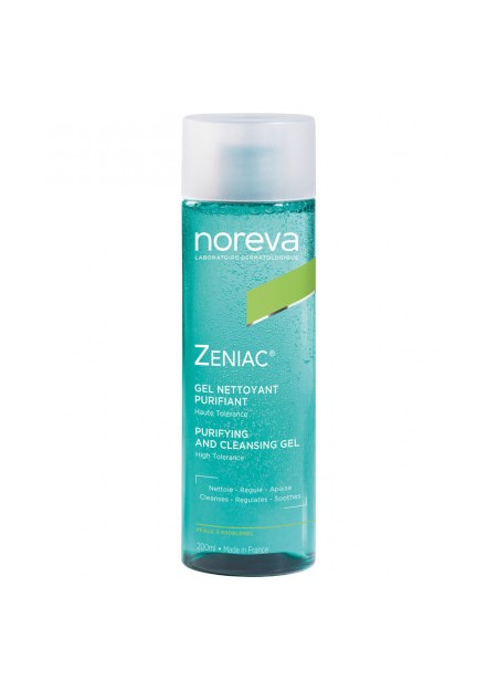 NOREVA ZENIAC Gel Nettoyant Purifiant - 200 ml