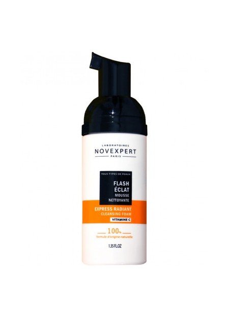 NOVEXPERT FLASH ECLAT, Mousse Nettoyante - 40 ml