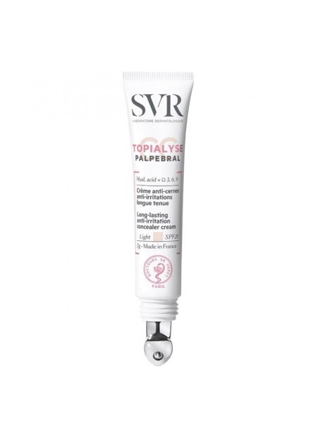 SVR Topialyse Palpébral CC Crème Anti-Cernes Anti-Irritations Longue Tenue SPF 20 7 g