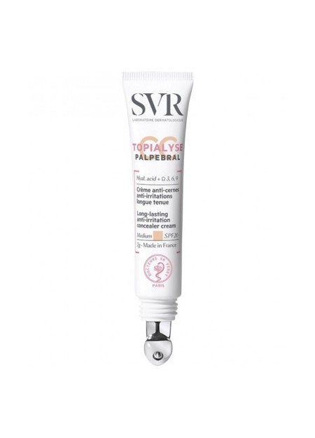 SVR Topialyse Palpébral CC Crème Anti-Cernes Anti-Irritations Longue Tenue SPF 20 7 g - Teinte : Medium