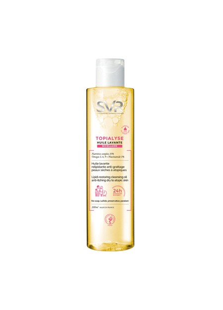 SVR TOPIALYSE Huile lavante micellaire - 200 ml