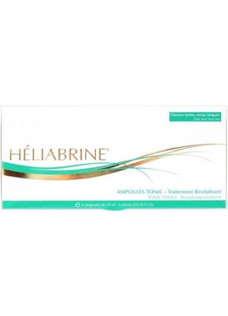 HÉLIABRINE AMPOULES CHEVEUX TONIC- TRAITEMENT REVITALISANT CHEVEUX TERNES MOUS 6X 10ML
