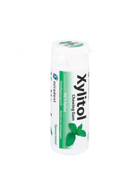 MIRADENT XYLITOL CHEWING GUM MENTHE VERTE 30G