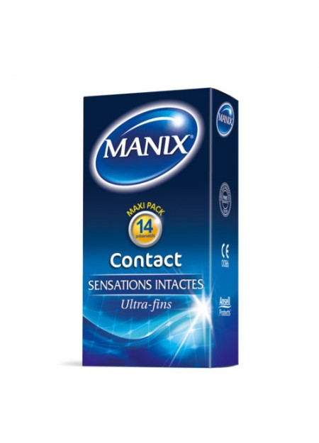 MANIX CONTACT SENSATIONS INTACTES BOITE DE 14