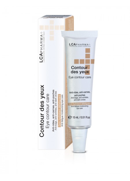 LCA PHARMA + GEL CONTOUR DES YEUX SOIN HYDRATANT DÉFATIGUANT 15ML