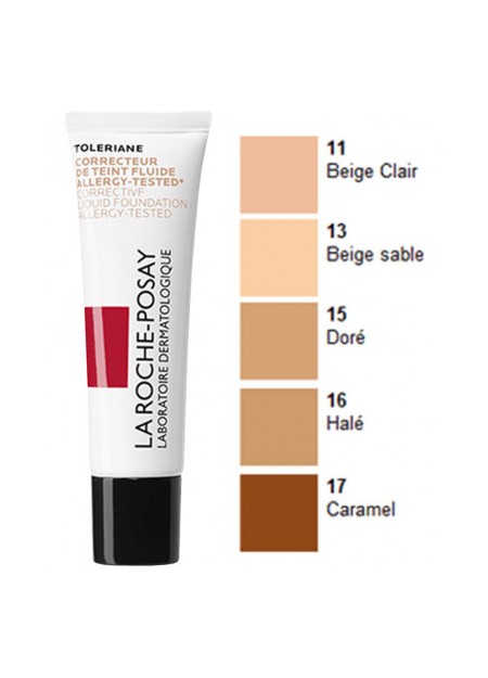 LA ROCHE-POSAY TOLERIANE TEINT, Correcteur de teint fluide - Beige sable - SPF20 - 30 ml