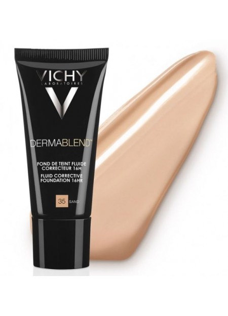 VICHY DERMABLEND FOND DE TEINT FLUIDE CORRECTEUR 16H SPF35 30ML - 05 PORCELAINE