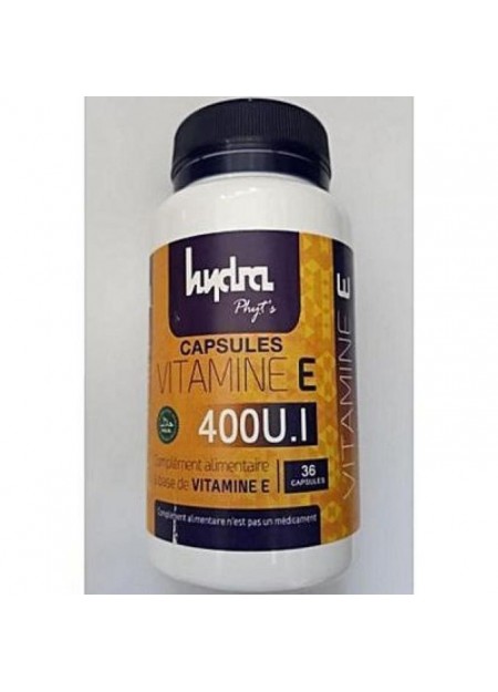 Hydraphyts Complément alimentaire à base de VITAMINE E 36 GELULES