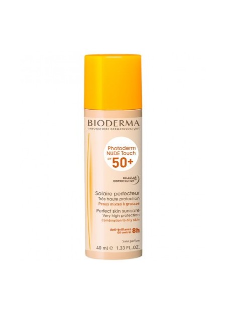 BIODERMA PHOTODERM, NUDE Touch SPF 50+ Teinte Dorée - 40 ml
