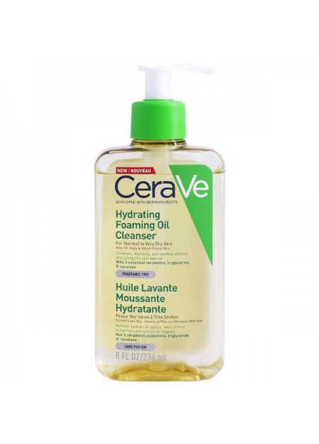 Cerave huile lavante moussante 473ml