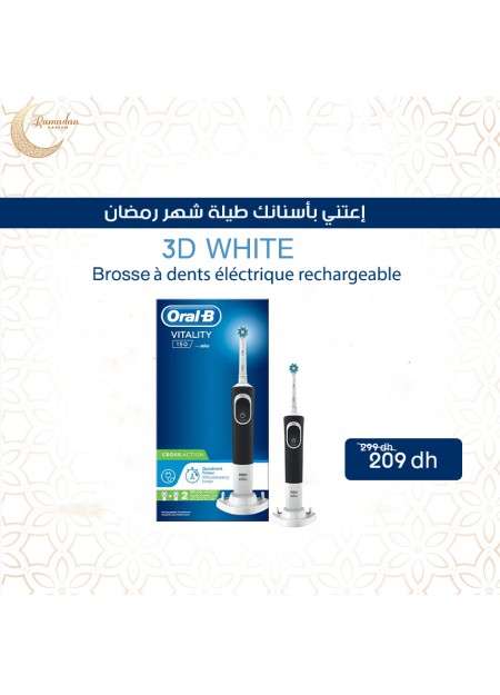 Oral B Vitality 3D WHITE Brosse à dents électrique rechargeable