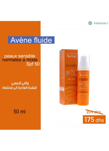 AVENE SOLAIRE Fluide invisible SPF 50+