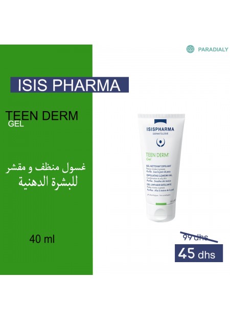 ISIS PHARMA TEEN DERM GEL MOUSSANT PURIFIANT 40 ML