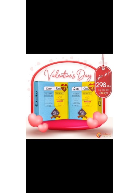 GALBY Creme eclaircissante spf 50+ invisible + GALBY creme hydratante 72h