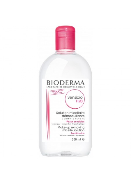 Bioderma Sensibio H2O Solution Micellaire Peaux Sensibles 500ml