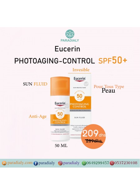 EUCERIN SUN Fluid Anti-Âge SPF50 - 50 ml
